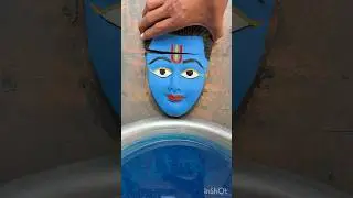 hu ru ru Rajasthani song🔥hu ru ru song🚩Krishna statue making at home🙏laddu Gopal ka mix murti🚩