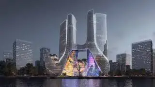 Winning Entry for Chengdu NBD Centre International Competition by QUAD studio