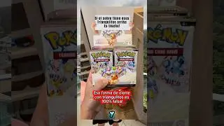 Cartas Pok&eacute;mon truchas? booster box de Prismatic 🤯 #cartaspokemon #pokemon #shorts