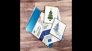 Grafix Impress Stencil Film and Monoprint Plate XmasCards by  Kassys Parlour