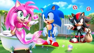 SONIC Adopts MERMAID AMY?! SHADOW’s HIDDEN SECRET REVEALED! | Sonic The Hedgehog 3 Animation