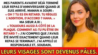 Mes Parents Ont Profité De Leur Dîner De Luxe — Et S'attendaient À Ce Que Je Paie...