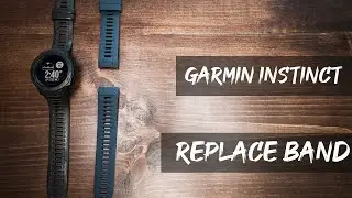 Garmin Instinct &mdash; замена ремешка для часов (ANCOOL)