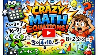 📘 Math Equation Cartoon Video | Fun Way to Learn Maths 😄➕➖✖️➗ #MathCartoon#MathAnimation#MathFun