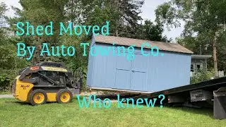 Shed Moved By Auto Towing Company: Who Knew They Also Specialize In Shed Moving?