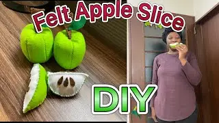 How to Sew Felt Apple Slices | Easy DIY Craft Tutorial