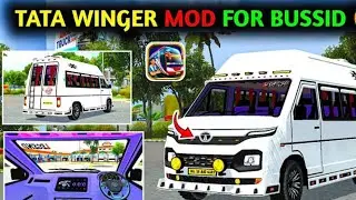 How to Add TATA WINGER Mod in Bus Simulator Indonesia | Mein Van Mod kaise le | 2025 