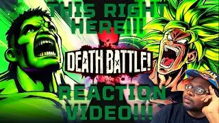 Hulk vs Broly | DEATH BATTLE! | Reaction Video! THESE FOOLS OBLITERATED STARS!