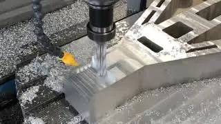 Maho 900C Aluminium Milling Vortex Cooling