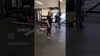 Setting up for a hang clean