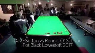 Dave Sutton V Ronnie O'Sullivan | Pot Black Club Lowestoft