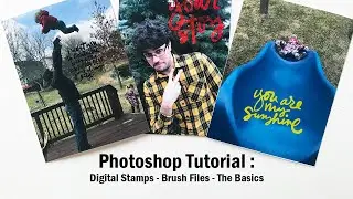Photoshop Tutorial | Digital Stamps | Brush Files | For Memory Keepers