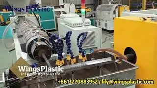 Plastic Spiral Wrap Protector Tube Extrusion Line