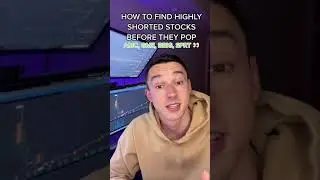 How To Find Highly Shorted Stocks Before They Pop ! #Shorts
