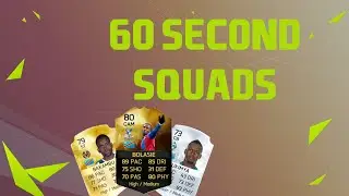 IF BOLASIE IN FIFA 16 - 60 SECOND SQUADS