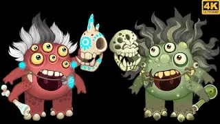 Rare Roarick - Comparison (My Singing Monsters) 4k
