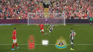 Premier League NOTTINGHAM Vs NEWCASTLE - LINGARD vs ALMIRON Penalty Shootout - PES 2021