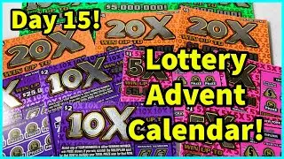Lottery Advent Calendar Day 15! Oh My Goodness! | New York Lottery Scratch Off Tickets