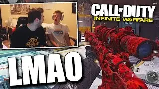 TEACHING THE RED LEADER HOW TO PLAY INFINITE WARFARE....