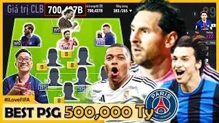 Ph&aacute; Bay Hơn 500.000 Tỷ I Love X&acirc;y Dựng Si&ecirc;u Đội H&igrave;nh PSG Cực Mạnh Với: MESSI, MBAPPE & IBRAHIMOVIC