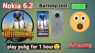 Nokia 6.2 Battery test  After play  pubg for 1 hour.