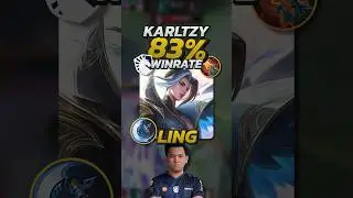 KarlTzy, процент побед 83%, сборка Ling S33! Mobile Legends #mobilelegends #mlbb #gaming