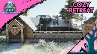 Snowy Retreat Starter Base (Speed Build) | Ark: Survival Ascended