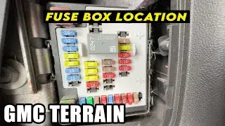 2009-2017 GMC Terrain : Fuse Box Location