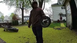 D I Y kayak cart for my Old Town 120 Epdl Pro