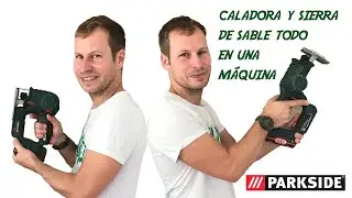 #PARKSIDE - Sierra de calar y sable todo en una máquina a batería. Quedé sorprendido. #Lidl