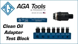 Тестовый блок адаптера для чистого масла AGA Tools