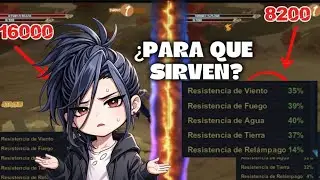 RESISTENCIAS ELEMENTALES - ¿QUÉ SON ? ¿PARA QUÉ SIRVEN? 【Naruto Online】