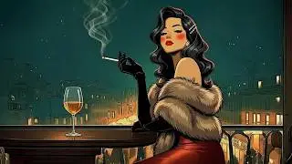 1940s Vintage Winter Jazz Club &ndash; Cozy Retro Jazz Vibes