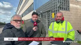 12 GENNAIIO 2026    EX ILVA - PRECIPITA DAL QUARTO PIANO MUORE OPERAIO 47ENNE