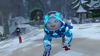 Playing in pull the ball on animal company