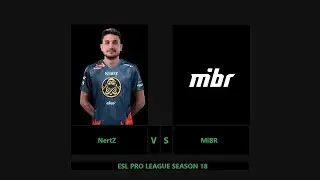 NertZ VS MIBR in LESS than 2 MINUTES | Highlights from MIBR vs ENCE | ESL PRO LEAGUE SEASON 18