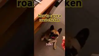 Как разделать жареную курицу 🍗