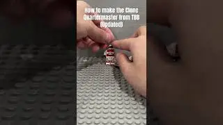 How to make the Clone Quartermaster from TBB (Updated) #legostarwars #howtobuildlego #shorts