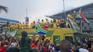 RWC :champion springbook still  celebrating today in Durban the 3rd largest city in 🇿🇦