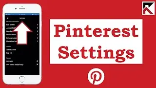 How To Find Settings On Pinterest App