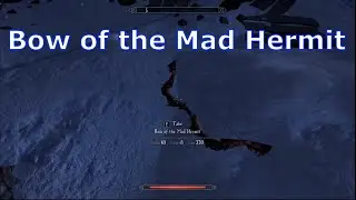 Enderal Bow of the Mad Hermit in Deep Diggers Settlement