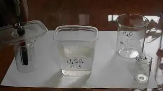 The catalytic combustion of hydrogen over platinum (D&ouml;bereiner's lamp) / Огниво Деберейнера