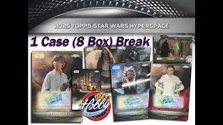 2025 Topps STAR WARS HYPERSPACE 1 Case (8 Box) Break #6 eBay Live 01/22/26