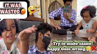 Trying to make saanu happy😍 was the bad idea 🤯😂|vangi 10 mins Koda agla🫡@saanvikashree #shajs￼