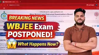 WBJEE 2026🚨Exam Postponed?😱 | Wbjee 2026 Registration Date 🚨| New Update #wbjee2026