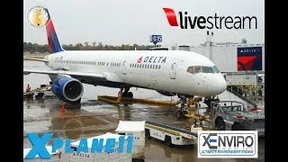 X-Plane 11 | A320 B752 | VATSIM |  KDCA-KCAK-KORD-KMSP