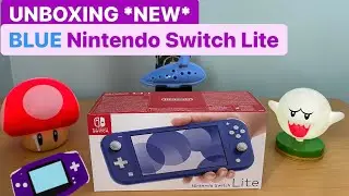 *NEW* BLUE NINTENDO SWITCH LITE: Unboxing and Impressions