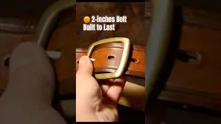 🪀 Western-Style Leather Belt Built to Last
