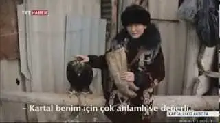 Kartallı Kız Akbota - Kartalla Avcılık - Sayat - B&uuml;rkit&ccedil;ilik