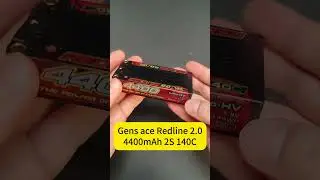Redline 2.0 4400mAh 2S 140C Unboxing | Gensace LiPo Battery
